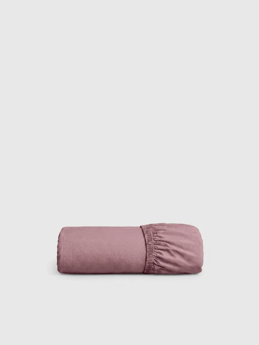 Pamučni Čaršav Sa Lastišem Mauve